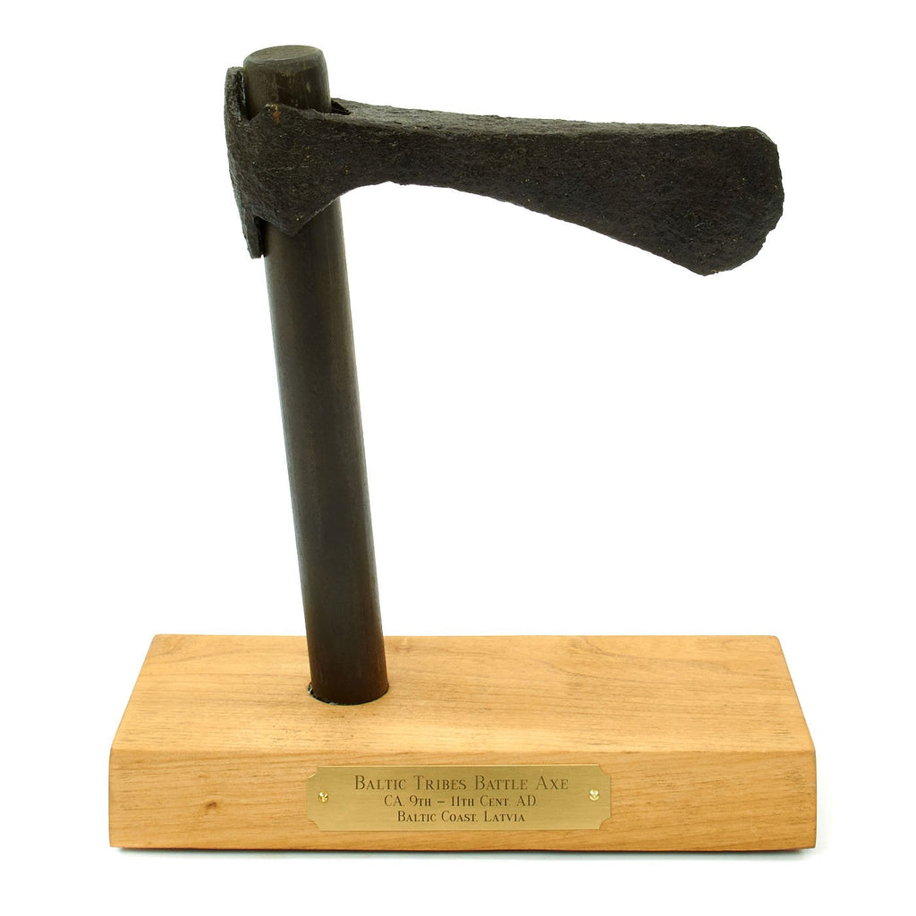 Original 11th Century Baltic Viking Battle Axe Head - Ground Dug in Latvia Original Items