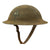 Original U.S. WWI M1917 91st Infantry Division Doughboy Helmet With Textured Paint - Wild West Division Original Items