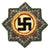 Original German WWII Heer Gold 1941 German Cross Award Embroidered Cloth Badge Original Items