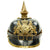 Original German WWI Bavarian Transitional Model 1896 Line Infantry Pickelhaube Helmet - Maker Marked Original Items
