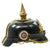 Original German WWI Bavarian Transitional Model 1896 Line Infantry Pickelhaube Helmet - Maker Marked Original Items