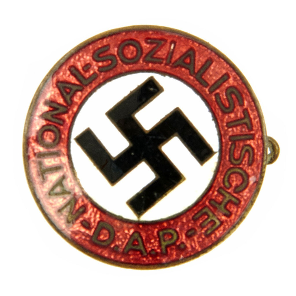 Original German NSDAP Party Enamel Membership Badge Pin by Steinhauer & Lück - RZM 63 Original Items