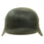 Original German WWII Named M40 Single Decal Army Heer Helmet with 56cm Liner - ET64 Original Items
