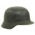 Original German WWII Named M40 Single Decal Army Heer Helmet with 56cm Liner - ET64 Original Items