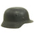 Original German WWII Named M40 Single Decal Army Heer Helmet with 56cm Liner - ET64 Original Items
