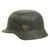 Original German WWII Named M40 Single Decal Army Heer Helmet with 56cm Liner - ET64 Original Items