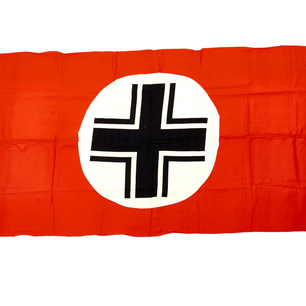 Original German WWII Balkan Cross Tank Panzer Identification Flag - 78" x 38" Original Items