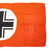 Original German WWII Balkan Cross Tank Panzer Identification Flag - 78" x 38" Original Items