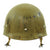 Original U.S. WWII M1 Helmet Liner by Mine Safety Appliances modified for Paratrooper Use Original Items