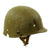 Original U.S. WWII M1 Helmet Liner by Mine Safety Appliances modified for Paratrooper Use Original Items