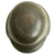 Original German WWII M42 Service Worn Single Decal Army Heer Helmet Shell - EF64 Original Items
