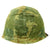 Original U.S. WWII Vietnam War M1 Signed Helmet with USMC Reversible Camouflage Cover Original Items
