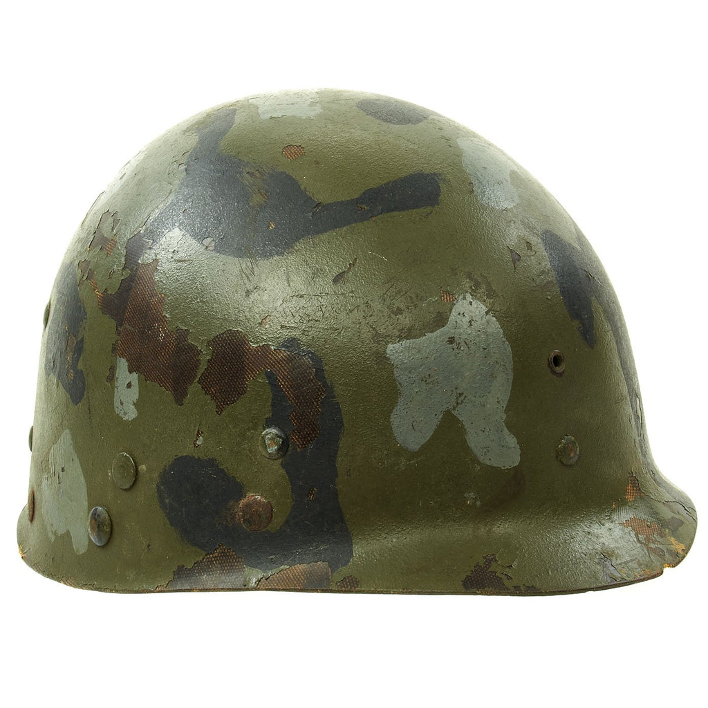 Original U.S. WWII Camouflage Paratrooper M1 Helmet Liner by Firestone Original Items