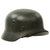 Original German WWII M40 Single Decal Luftwaffe Helmet with Size 58 Liner - Q66 Original Items