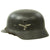Original German WWII M40 Single Decal Luftwaffe Helmet with Size 58 Liner - Q66 Original Items
