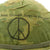 Original U.S. WWII Vietnam War M1 Peace Helmet with USMC Reversible Camouflage Cover Original Items