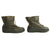 Original U.S. WWII Navy Pilot Winter Flying Boots M380B by Hood - Size Large Original Items