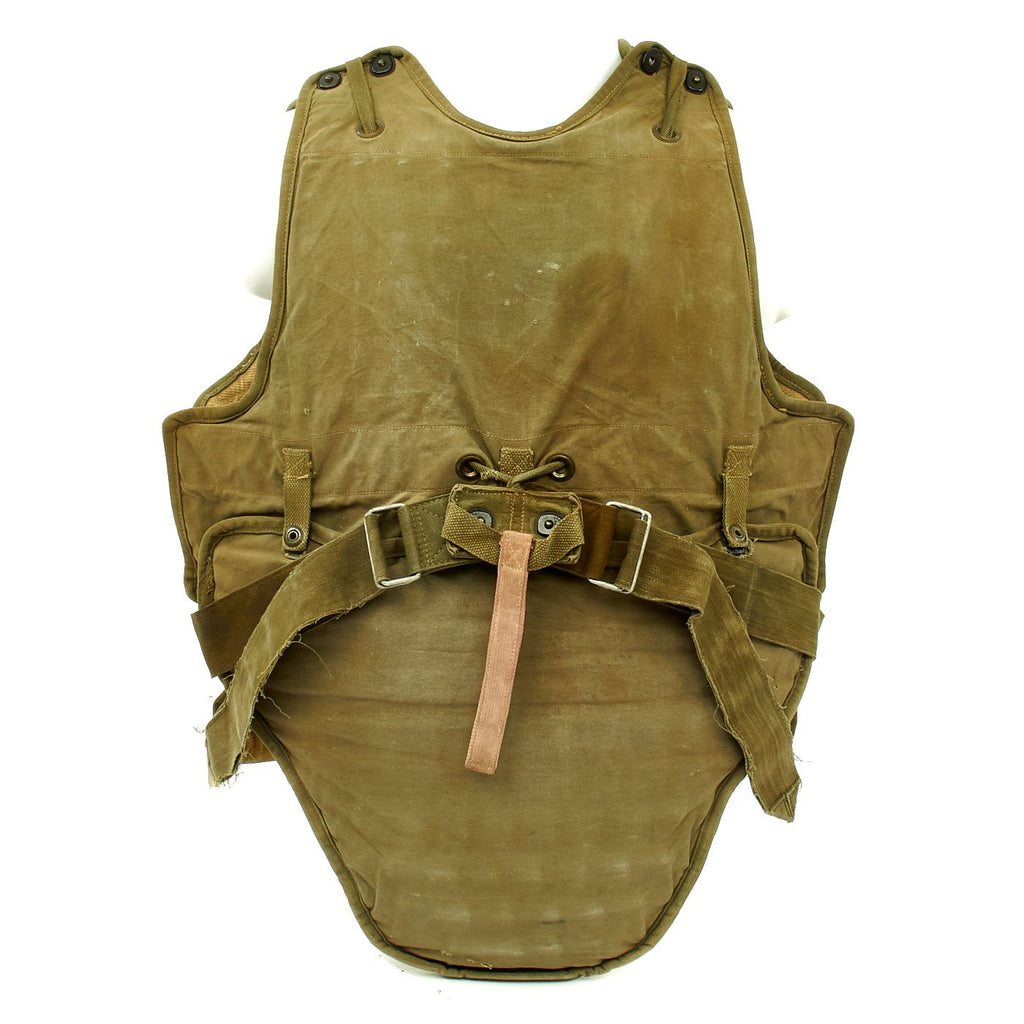 Original U.S. WWII USAAF Early Pattern M1 Flyers Protective Armor Flak Vest Jacket with Apron Original Items