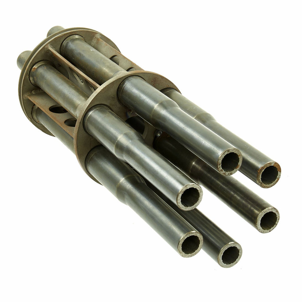 Original U.S. M61A1 20mm Vulcan Rotary Cannon Barrel Muzzle Clamp with Barrel End Sections Original Items