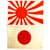 Original WWII Imperial Japanese Navy Large Flag Set: 66" x 100" Rising Sun Flag & 63" x 100" National Flag Original Items