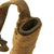 Original German WWII Ribbed Wood Handle Trench Fighting Knife with Customized Steel Boot Scabbard Original Items