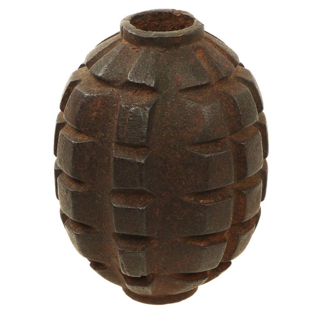 Original WWI Italian S.I.P.E. Style Hand Fragmentation Grenade Body Original Items