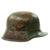 Original German WWI M16 M17 Stahlhelm Helmet with Original Camouflage Paint and Liner Original Items