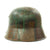 Original German WWI M16 M17 Stahlhelm Helmet with Original Camouflage Paint and Liner Original Items