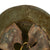 Original German WWI M16 M17 Stahlhelm Helmet with Original Camouflage Paint and Liner Original Items