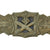Original German WWII Close Combat Clasp in Bronze by AUSF. A.G.M.u.K. GABLONZ Original Items