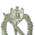 Original German WWII Silver Grade Infantry Assault Badge by Metal & Kunststoff of Gablonz Original Items
