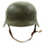 Original German WWII Named Army Heer M40 Single Decal Steel Helmet with Textured Paint and Size 58 Liner - SE66 Original Items