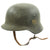 Original German WWII Named Army Heer M40 Single Decal Steel Helmet with Textured Paint and Size 58 Liner - SE66 Original Items