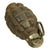 Original French WWI F1 Hand Grenade with Billant Modèle 1916 B Fuse - Inert Original Items