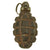 Original French WWI F1 Hand Grenade with Billant Modèle 1916 B Fuse - Inert Original Items