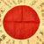 Original Japanese WWII Hand Painted Cloth Good Luck Flag - 27" x 31" Original Items