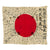 Original Japanese WWII Hand Painted Good Luck Flag Covered with Writing - 27" x 32" Original Items
