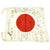 Original Japanese WWII Hand Painted Silk Good Luck Flag - 31" x 28" Original Items