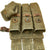 Original German WWII MP40 Magazine Pouch Dated 1942 with Magazines and Loader Original Items