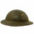 Original U.S. WWI M1917 Doughboy Helmet with 42" Framed Photo of the 317th Infantry Regiment Original Items