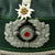 Original German WWII Gebirgsjäger Mountain Troop Officer Visor Cap by LLD Original Items
