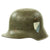 Original German WWI M16 Stahlhelm Helmet Shell with Painted Kingdom of Bavaria Colors - marked Si66 Original Items