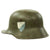 Original German WWI M16 Stahlhelm Helmet Shell with Painted Kingdom of Bavaria Colors - marked Si66 Original Items