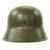 Original German WWI M16 Stahlhelm Helmet Shell with Painted Kingdom of Bavaria Colors - marked Si66 Original Items