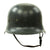 Original German WWII M34 Civic Square Dip DRK Red Cross Steel Helmet - Deutsches Rotes Kreuz Original Items