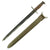 Original U.S. Pre-WWI M1905 Springfield 16" Rifle Bayonet marked S.A. with M3 Scabbard - dated 1909 Original Items