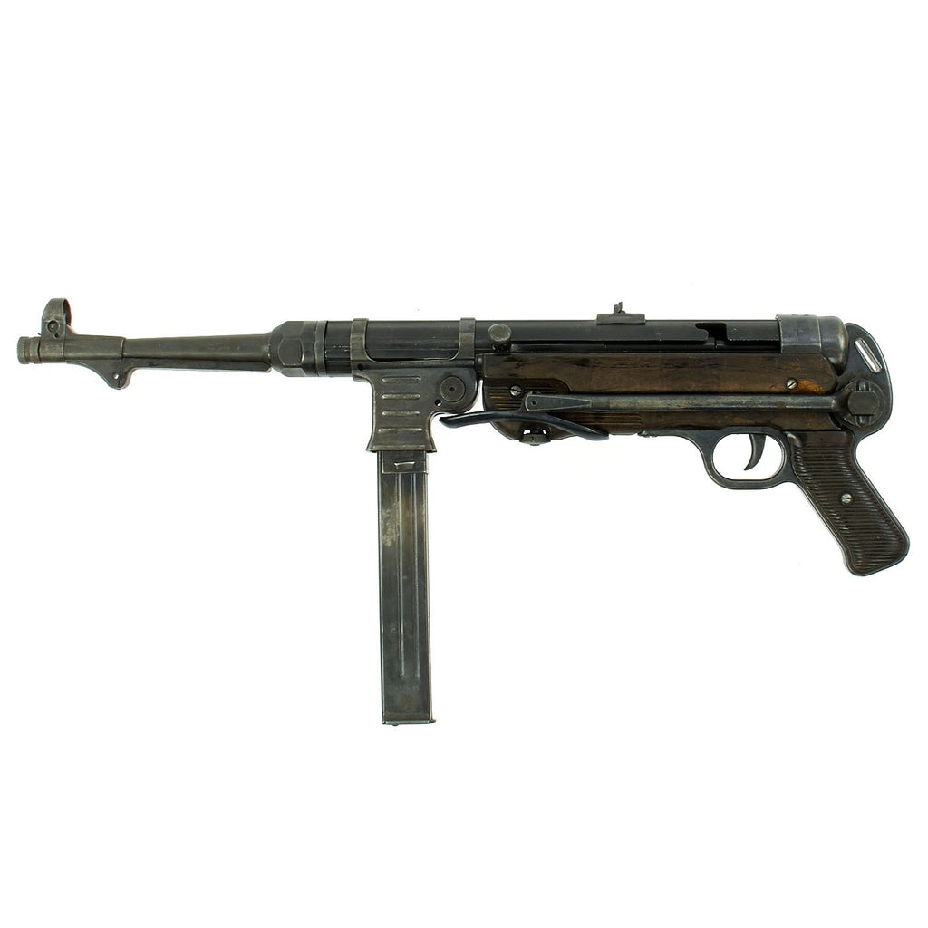 Original German WWII 1943 MP 40 Display Gun by Steyr with Live Barrel - Maschinenpistole 40 Original Items
