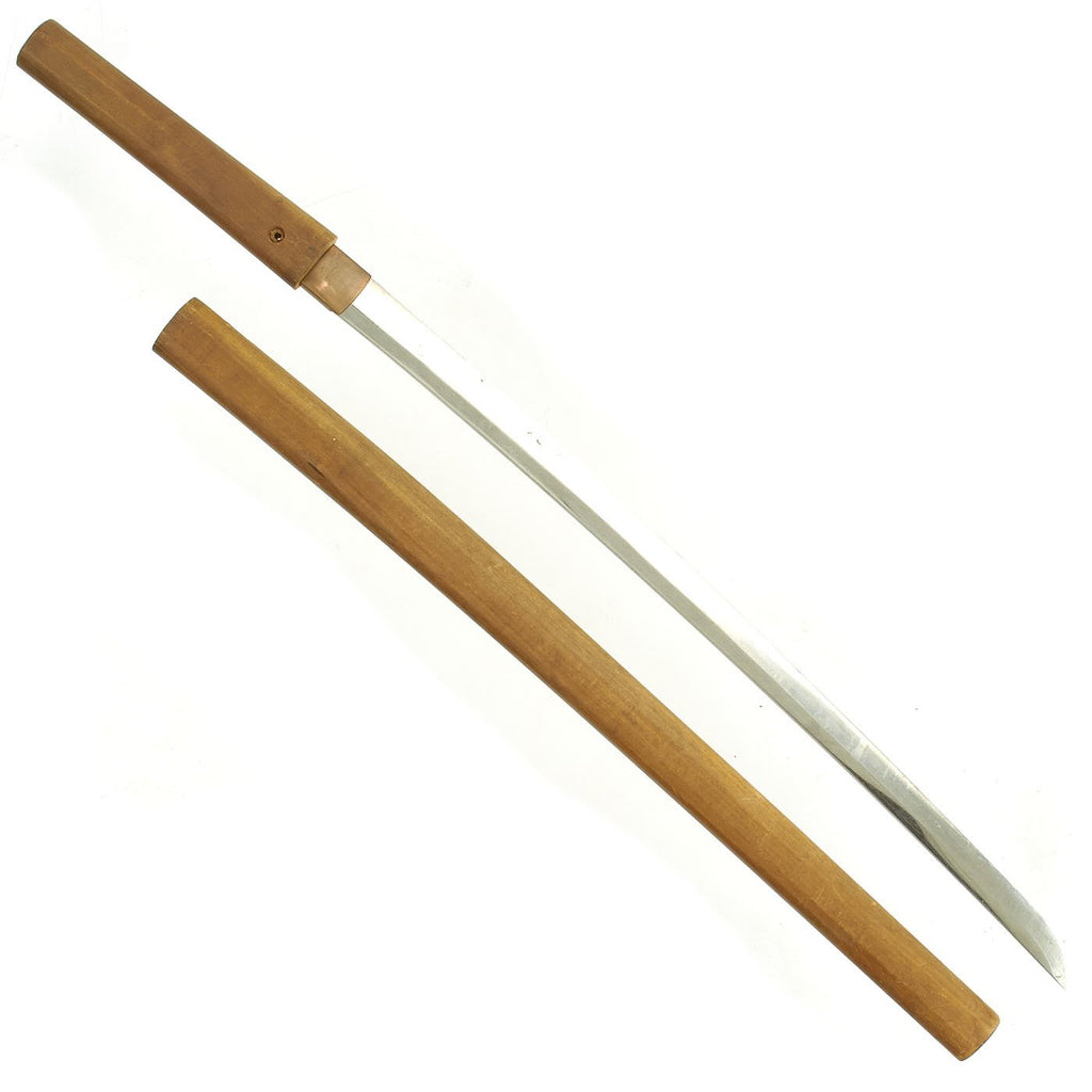 Original Japanese Katana Samurai Sword in Resting Scabbard - Ancient Handmade Blade Original Items