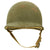 Original U.S. WWII Early 1942 M1 McCord Fixed Bale Front Seam Helmet with Rare Hawley Paper Liner Original Items