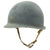 Original U.S. WWII Air Anti-submarine Squadron 28 (VS-28) M1 Fixed Bale Helmet Original Items